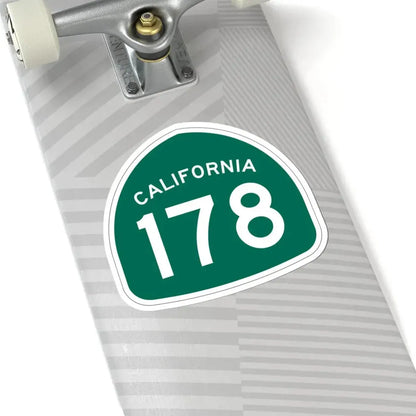 California 178 (California) (Road Sign) STICKER Vinyl Kiss-Cut Decal - The Sticker Space