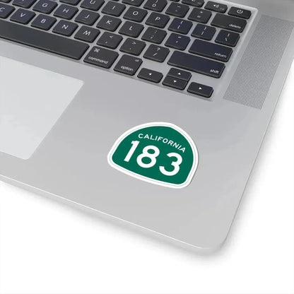 California 183 (California) (Road Sign) STICKER Vinyl Kiss-Cut Decal - The Sticker Space