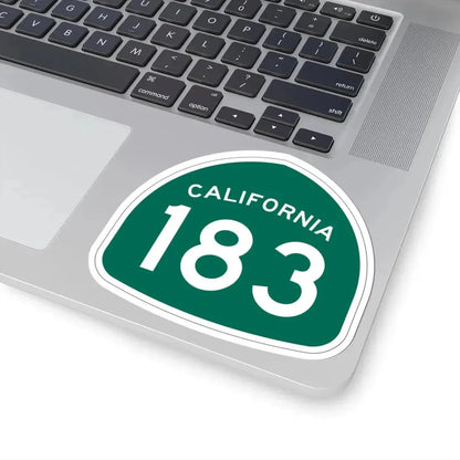 California 183 (California) (Road Sign) STICKER Vinyl Kiss-Cut Decal - The Sticker Space