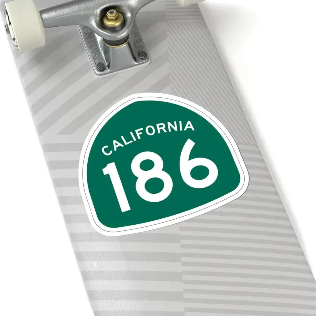 California 186 (California) (Road Sign) STICKER Vinyl Kiss-Cut Decal - The Sticker Space