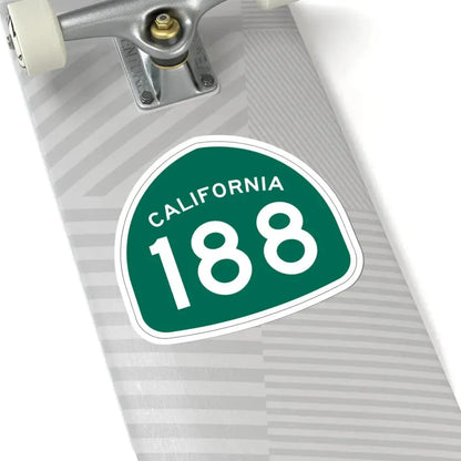 California 188 (California) (Road Sign) STICKER Vinyl Kiss-Cut Decal - The Sticker Space