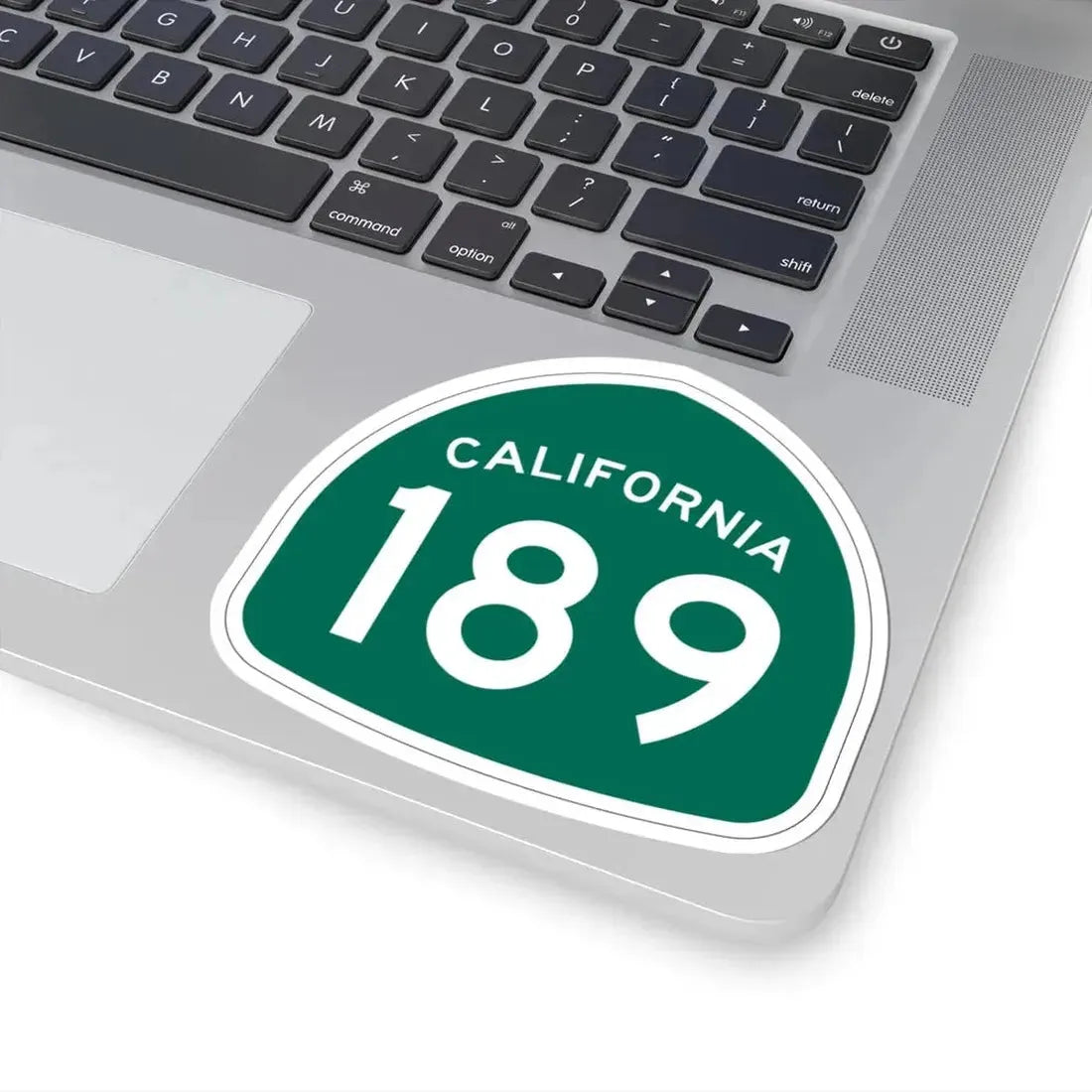 California 189 (California) (Road Sign) STICKER Vinyl Kiss-Cut Decal - The Sticker Space