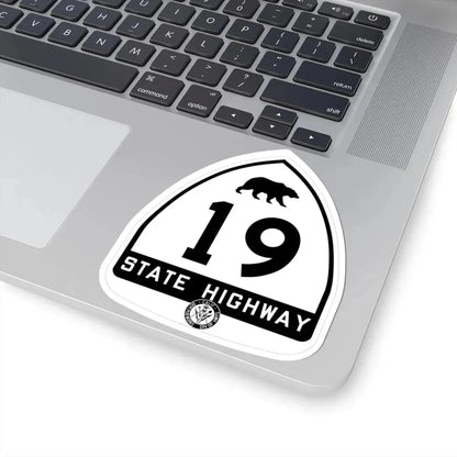 California 19 1948 (California) (Road Sign) STICKER Vinyl Kiss-Cut Decal - The Sticker Space