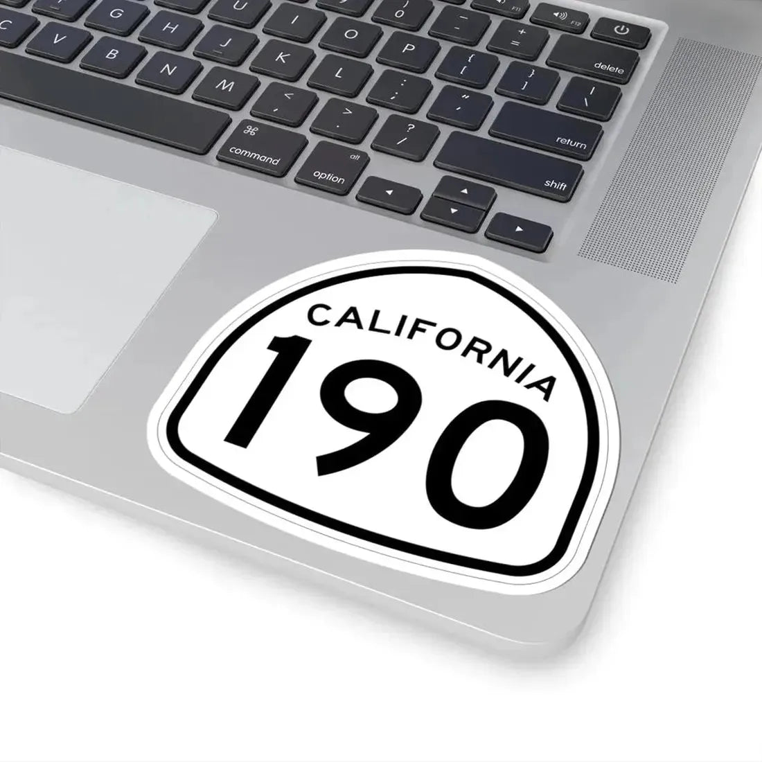 California 190 1957 (California) (Road Sign) STICKER Vinyl Kiss-Cut Decal - The Sticker Space