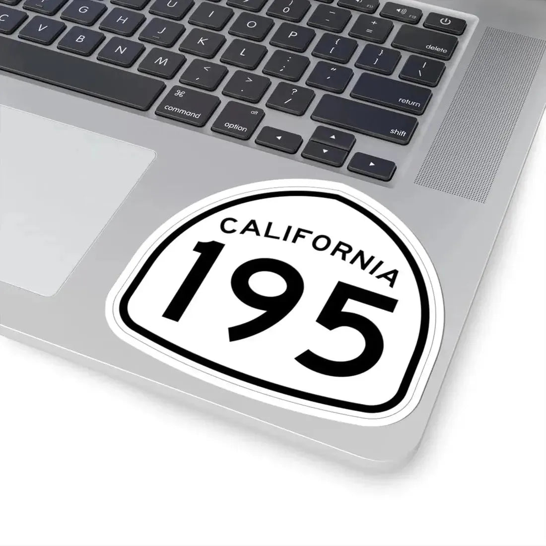 California 195 1957 (California) (Road Sign) STICKER Vinyl Kiss-Cut Decal - The Sticker Space