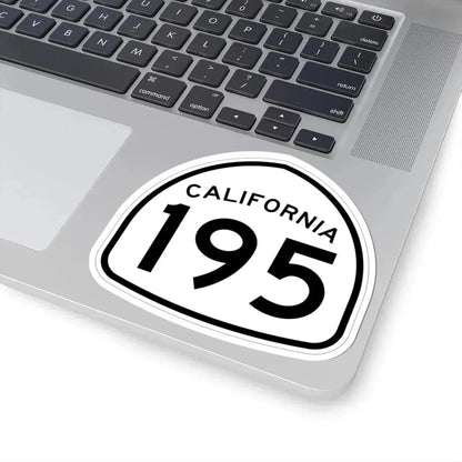 California 195 1957 (California) (Road Sign) STICKER Vinyl Kiss-Cut Decal - The Sticker Space