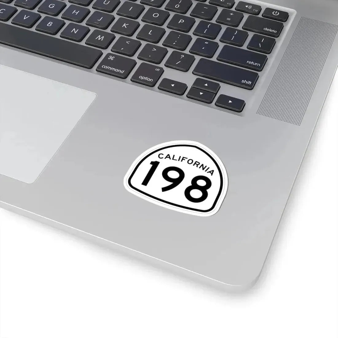 California 198 1957 (California) (Road Sign) STICKER Vinyl Kiss-Cut Decal - The Sticker Space