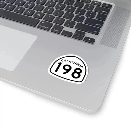 California 198 1957 (California) (Road Sign) STICKER Vinyl Kiss-Cut Decal - The Sticker Space