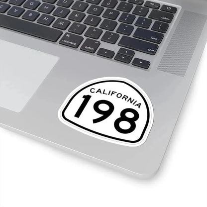 California 198 1957 (California) (Road Sign) STICKER Vinyl Kiss-Cut Decal - The Sticker Space
