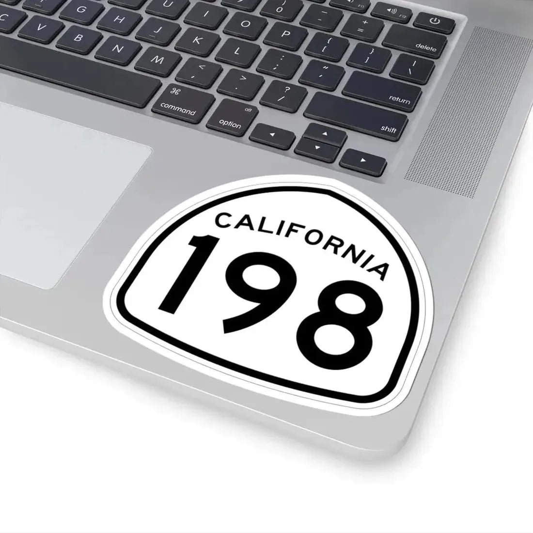 California 198 1957 (California) (Road Sign) STICKER Vinyl Kiss-Cut Decal - The Sticker Space