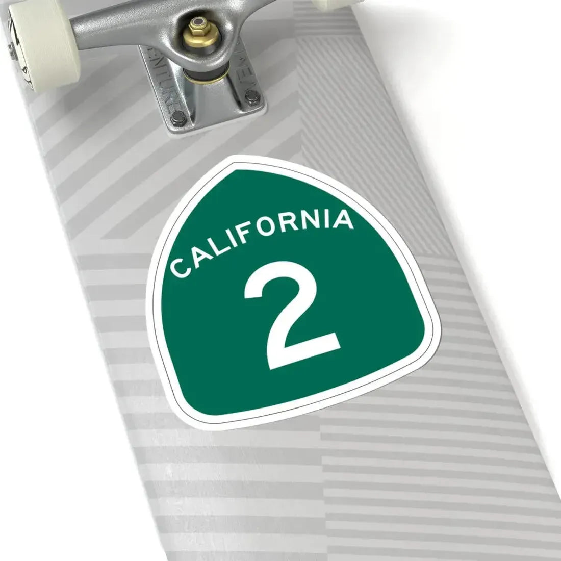 California 2 (California) (Road Sign) STICKER Vinyl Kiss-Cut Decal - The Sticker Space