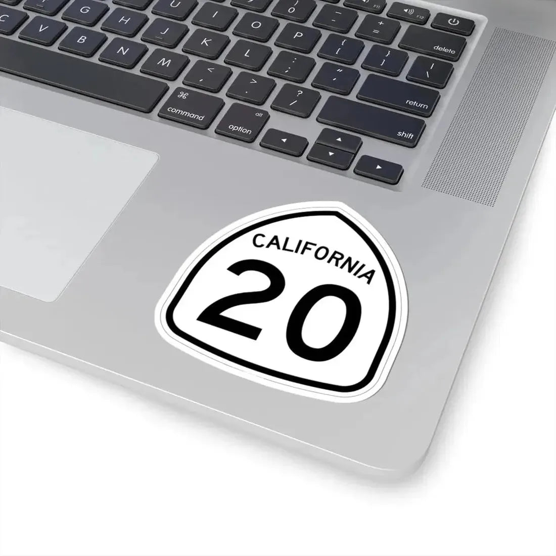 California 20 1957 (California) (Road Sign) STICKER Vinyl Kiss-Cut Decal - The Sticker Space