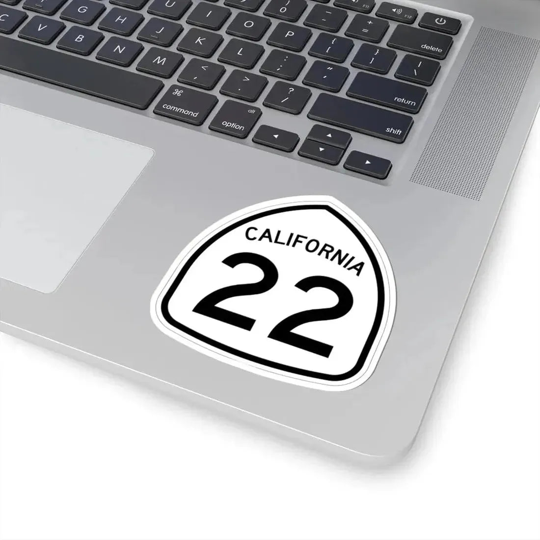 California 22 1957 (California) (Road Sign) STICKER Vinyl Kiss-Cut Decal - The Sticker Space