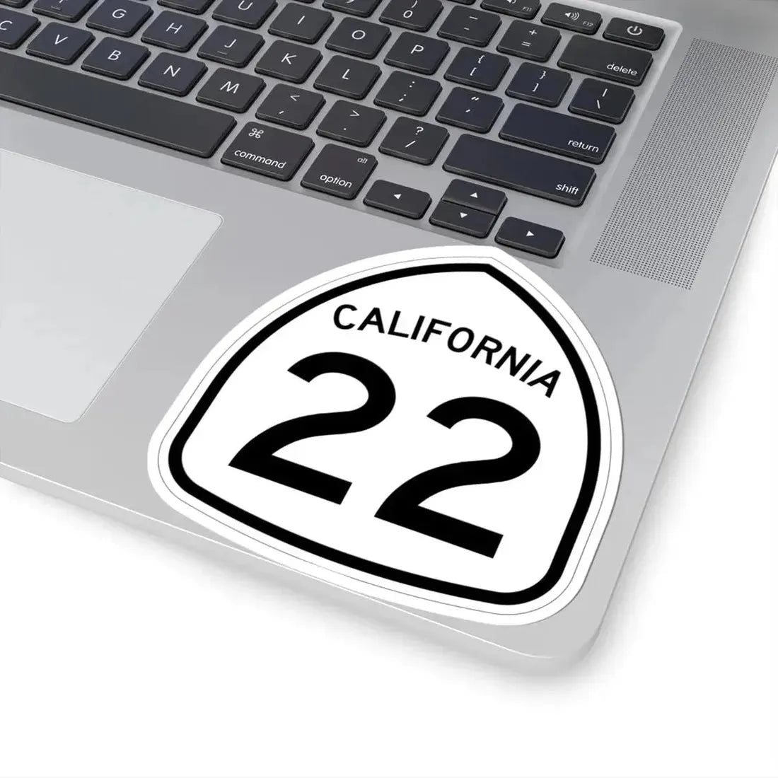 California 22 1957 (California) (Road Sign) STICKER Vinyl Kiss-Cut Decal - The Sticker Space