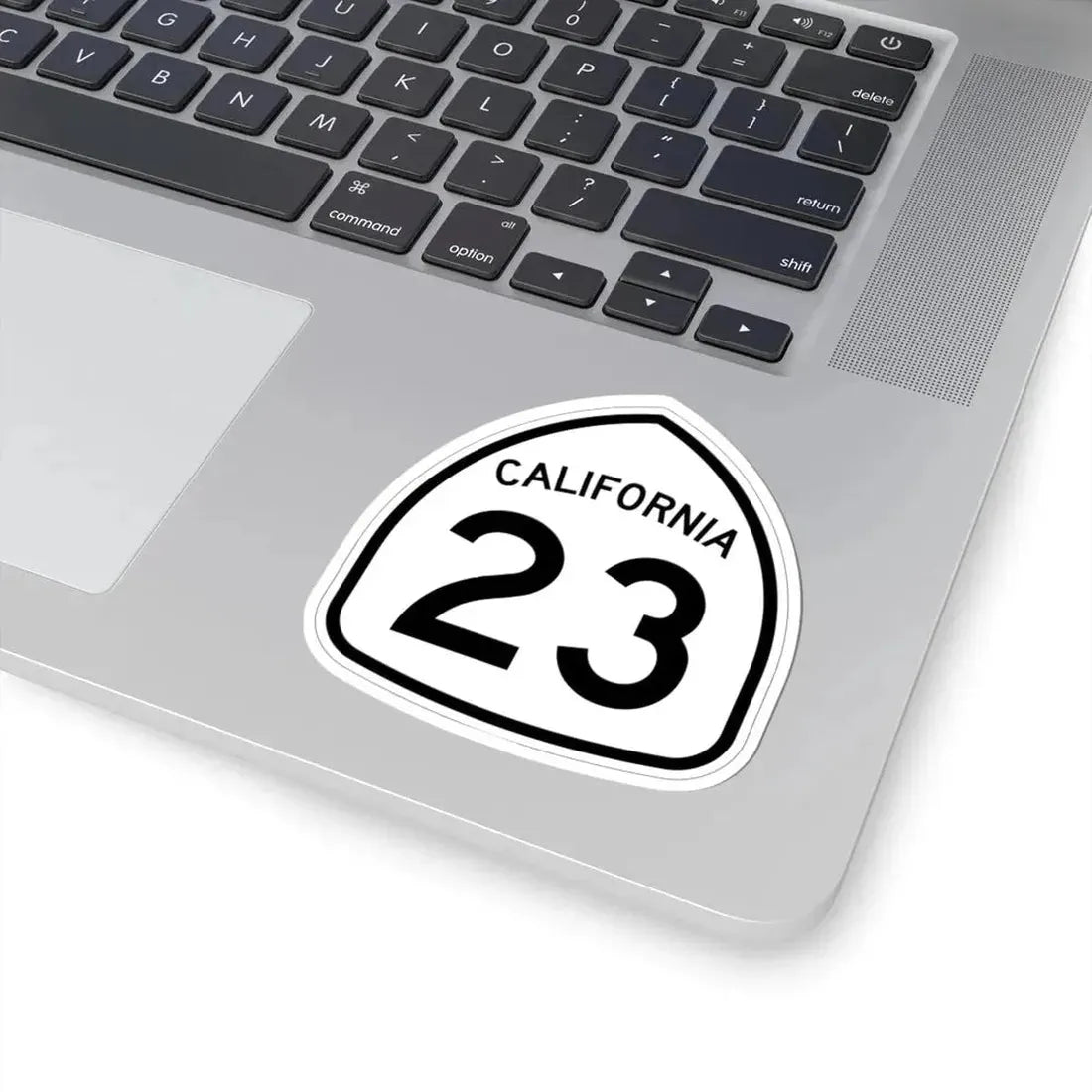 California 23 1957 (California) (Road Sign) STICKER Vinyl Kiss-Cut Decal - The Sticker Space