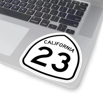 California 23 1957 (California) (Road Sign) STICKER Vinyl Kiss-Cut Decal - The Sticker Space