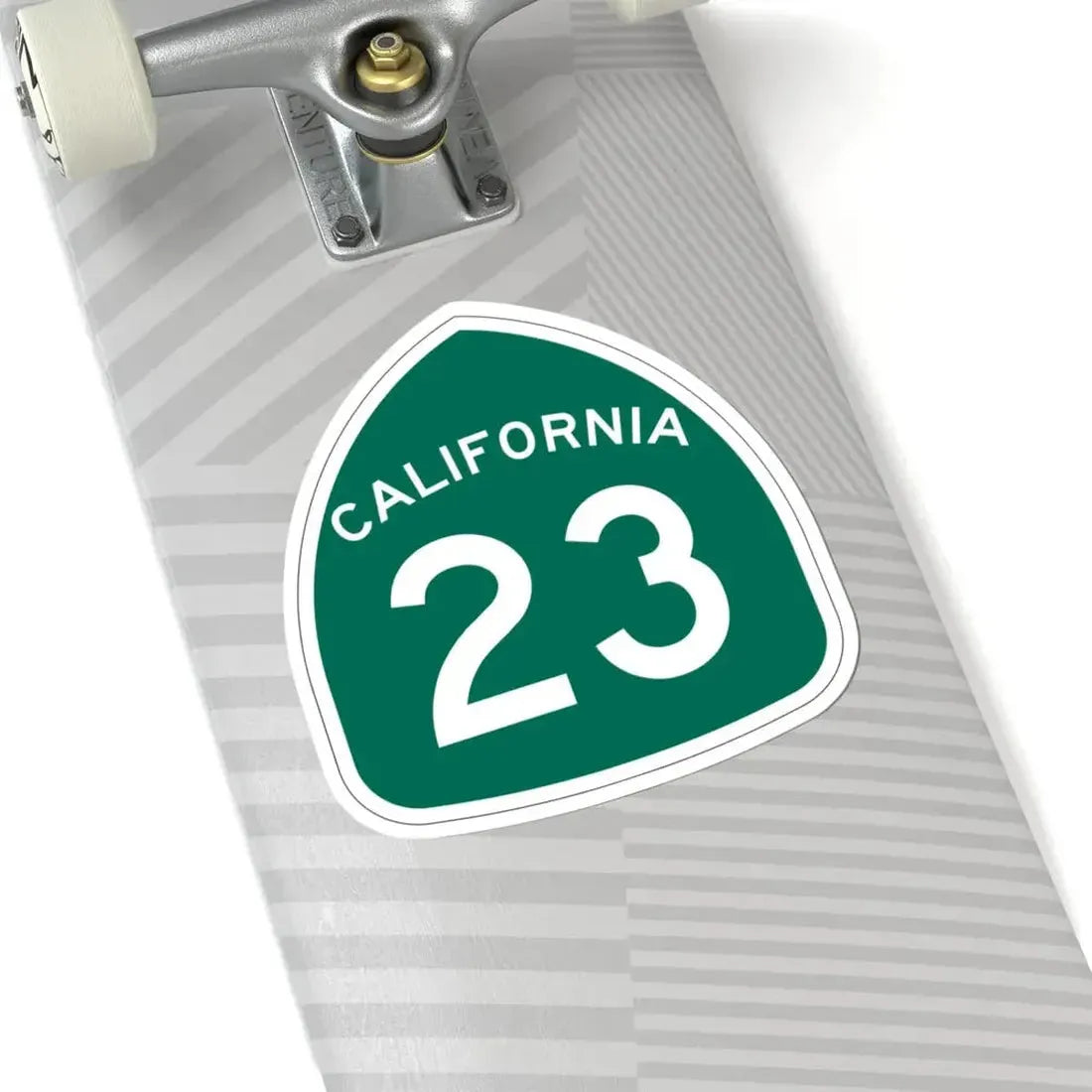 California 23 (California) (Road Sign) STICKER Vinyl Kiss-Cut Decal - The Sticker Space