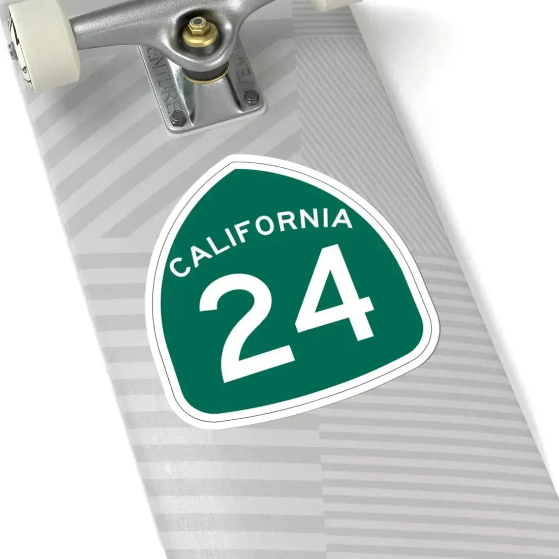 California 24 (California) (Road Sign) STICKER Vinyl Kiss-Cut Decal - The Sticker Space
