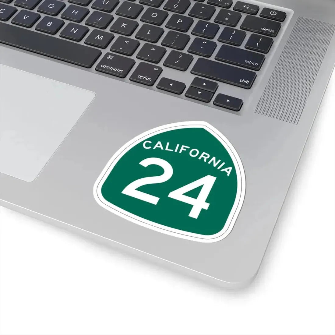 California 24 (California) (Road Sign) STICKER Vinyl Kiss-Cut Decal - The Sticker Space