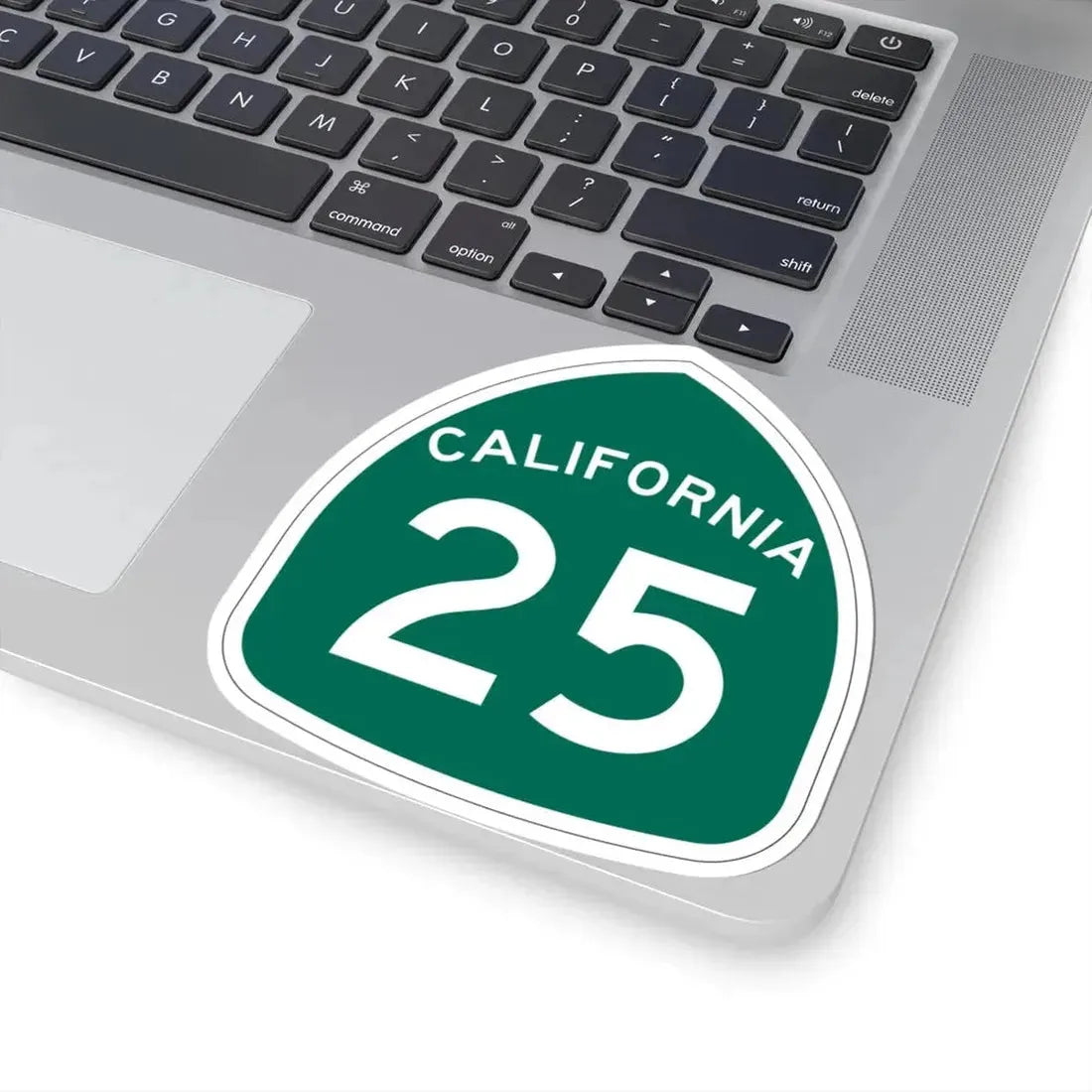 California 25 (California) (Road Sign) STICKER Vinyl Kiss-Cut Decal - The Sticker Space