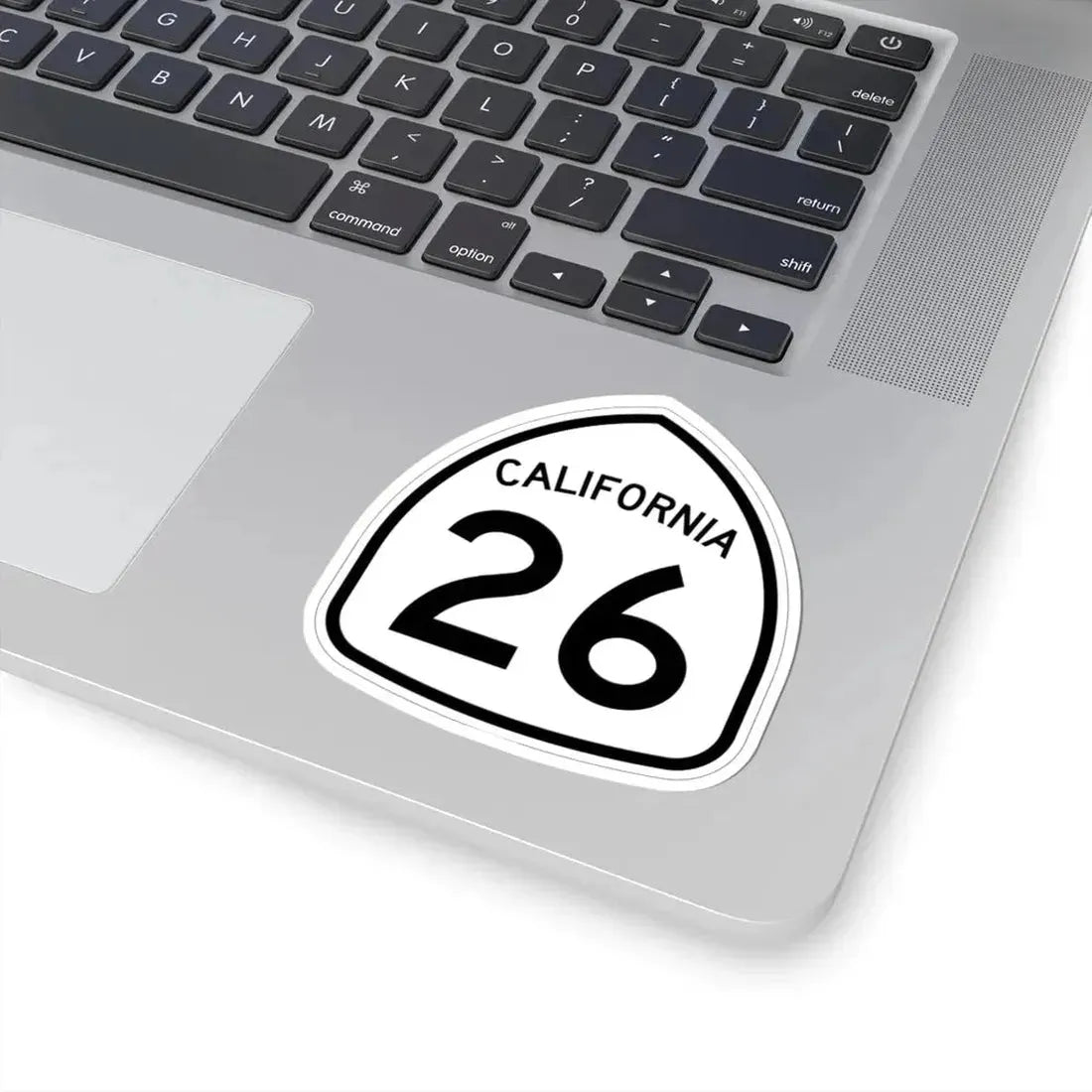 California 26 1957 (California) (Road Sign) STICKER Vinyl Kiss-Cut Decal - The Sticker Space