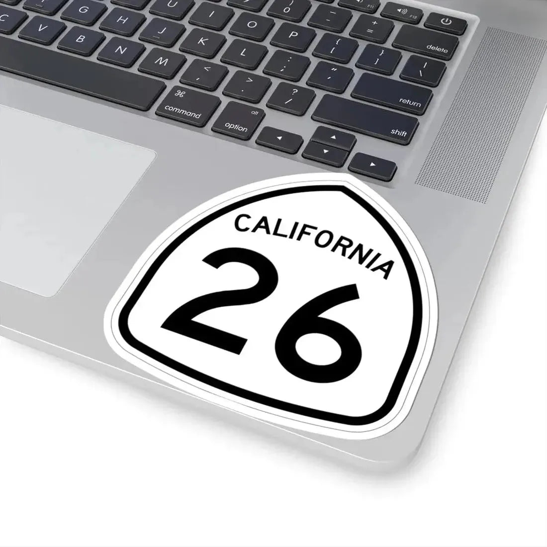 California 26 1957 (California) (Road Sign) STICKER Vinyl Kiss-Cut Decal - The Sticker Space