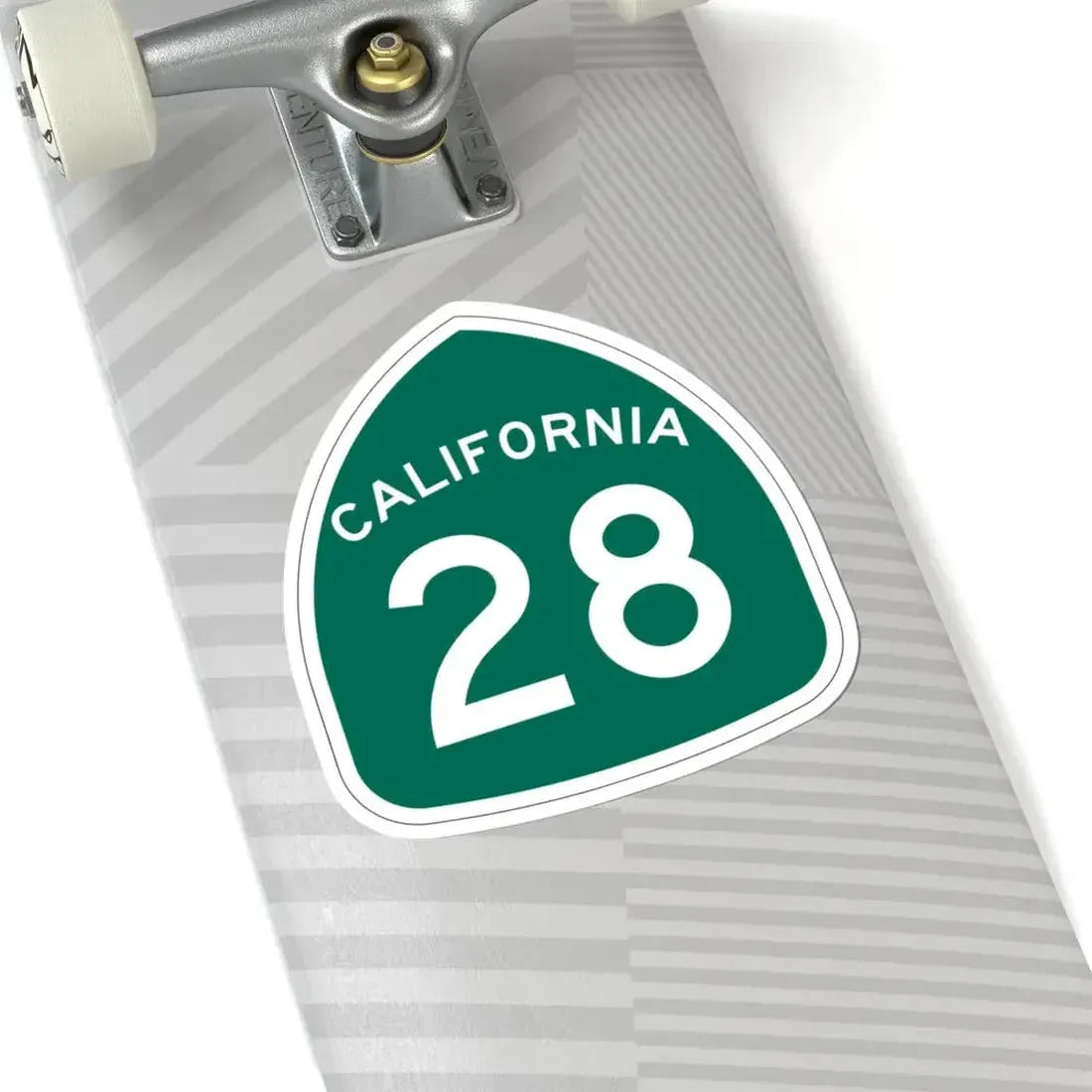 California 28 (California) (Road Sign) STICKER Vinyl Kiss-Cut Decal - The Sticker Space