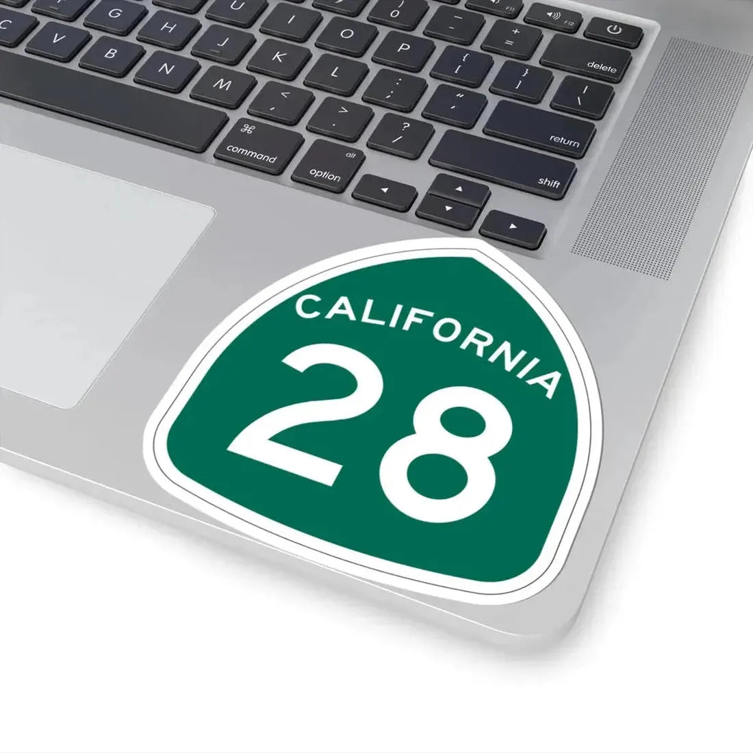 California 28 (California) (Road Sign) STICKER Vinyl Kiss-Cut Decal - The Sticker Space