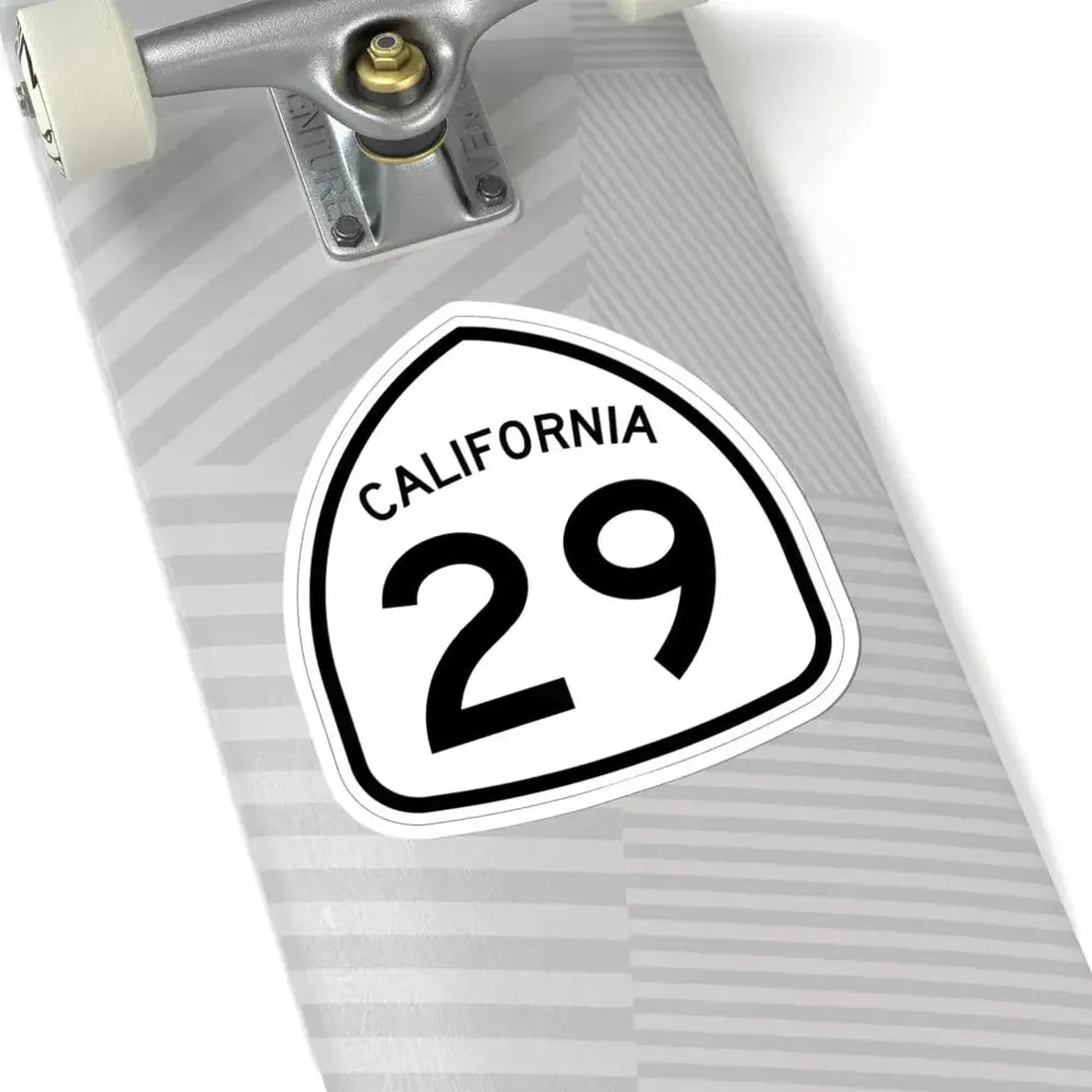 California 29 1957 (California) (Road Sign) STICKER Vinyl Kiss-Cut Decal - The Sticker Space