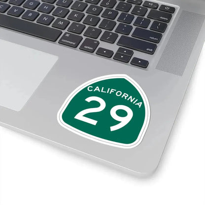 California 29 (California) (Road Sign) STICKER Vinyl Kiss-Cut Decal - The Sticker Space