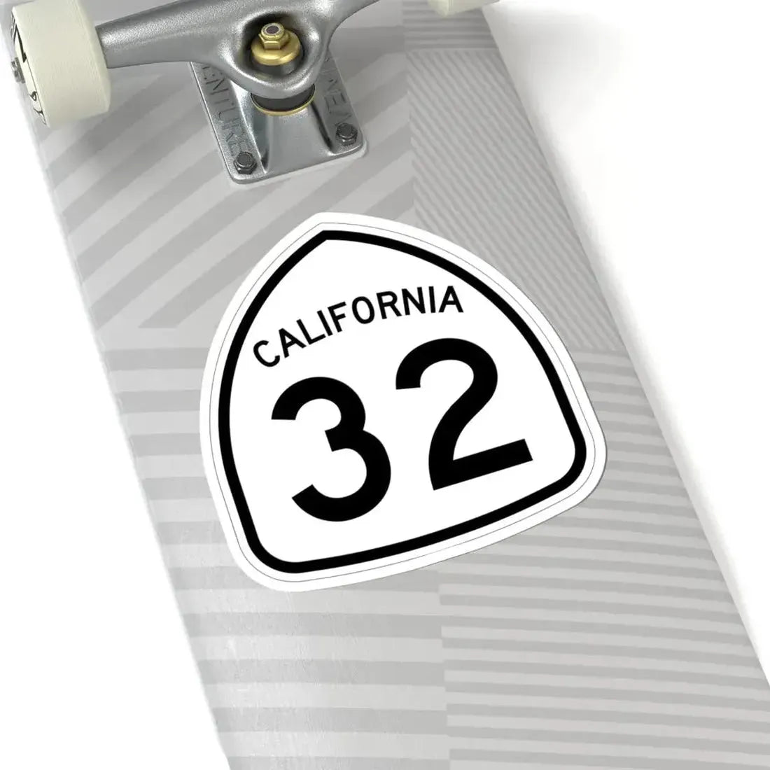 California 32 1957 (California) (Road Sign) STICKER Vinyl Kiss-Cut Decal - The Sticker Space