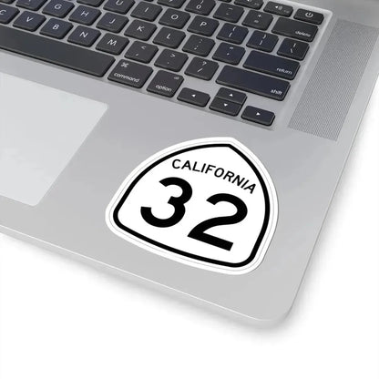 California 32 1957 (California) (Road Sign) STICKER Vinyl Kiss-Cut Decal - The Sticker Space