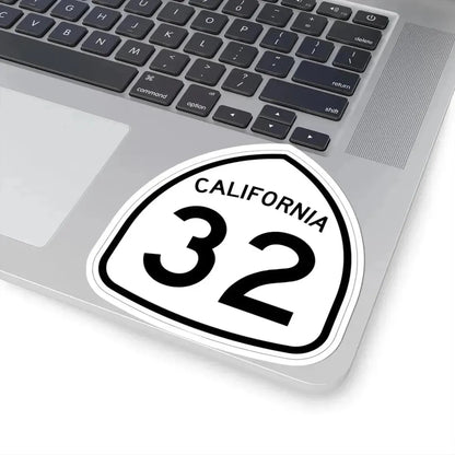 California 32 1957 (California) (Road Sign) STICKER Vinyl Kiss-Cut Decal - The Sticker Space