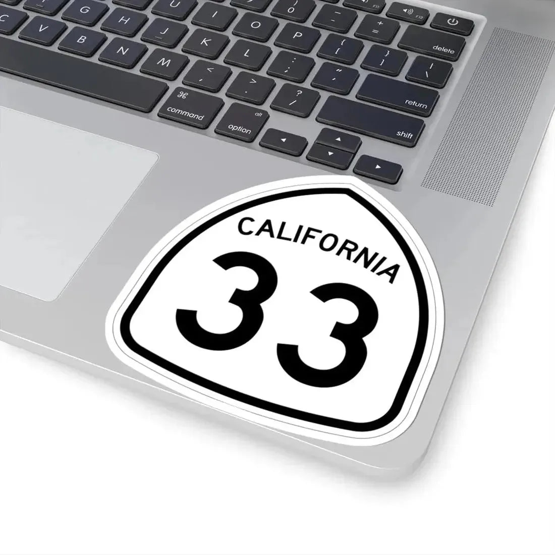 California 33 1957 (California) (Road Sign) STICKER Vinyl Kiss-Cut Decal - The Sticker Space