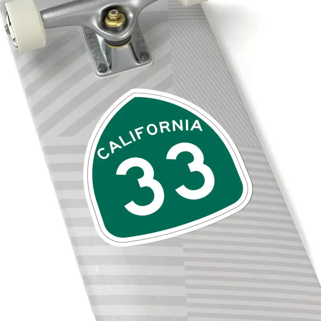 California 33 (California) (Road Sign) STICKER Vinyl Kiss-Cut Decal - The Sticker Space