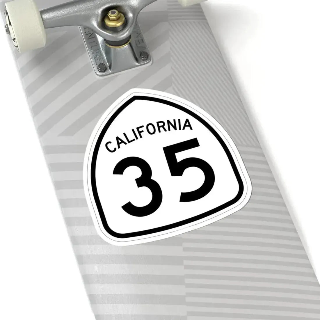 California 35 1957 (California) (Road Sign) STICKER Vinyl Kiss-Cut Decal - The Sticker Space