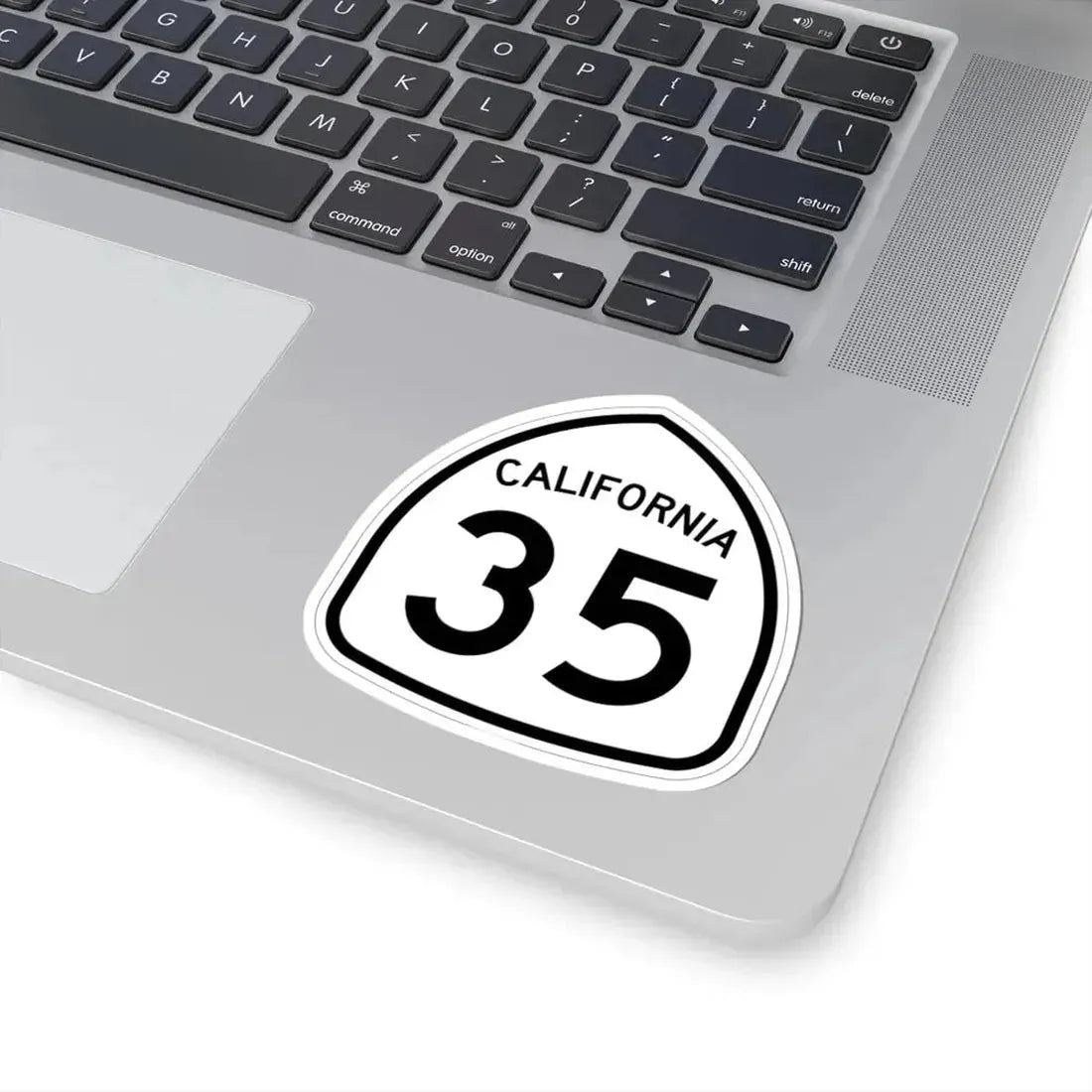 California 35 1957 (California) (Road Sign) STICKER Vinyl Kiss-Cut Decal - The Sticker Space