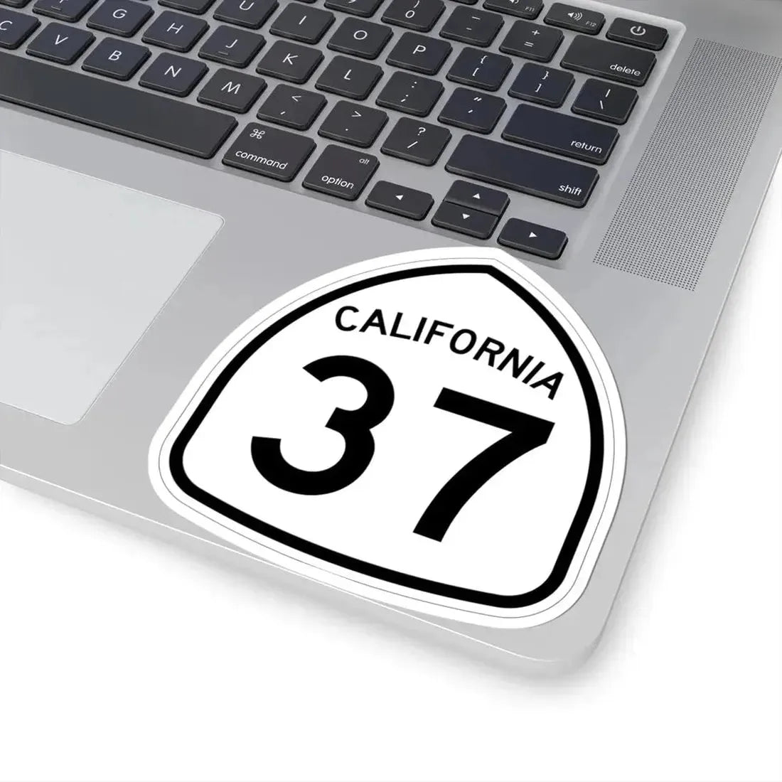 California 37 1957 (California) (Road Sign) STICKER Vinyl Kiss-Cut Decal - The Sticker Space