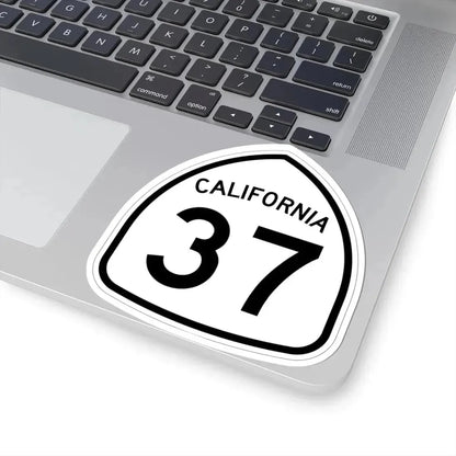 California 37 1957 (California) (Road Sign) STICKER Vinyl Kiss-Cut Decal - The Sticker Space