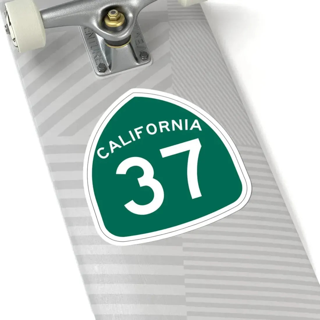 California 37 (California) (Road Sign) STICKER Vinyl Kiss-Cut Decal - The Sticker Space