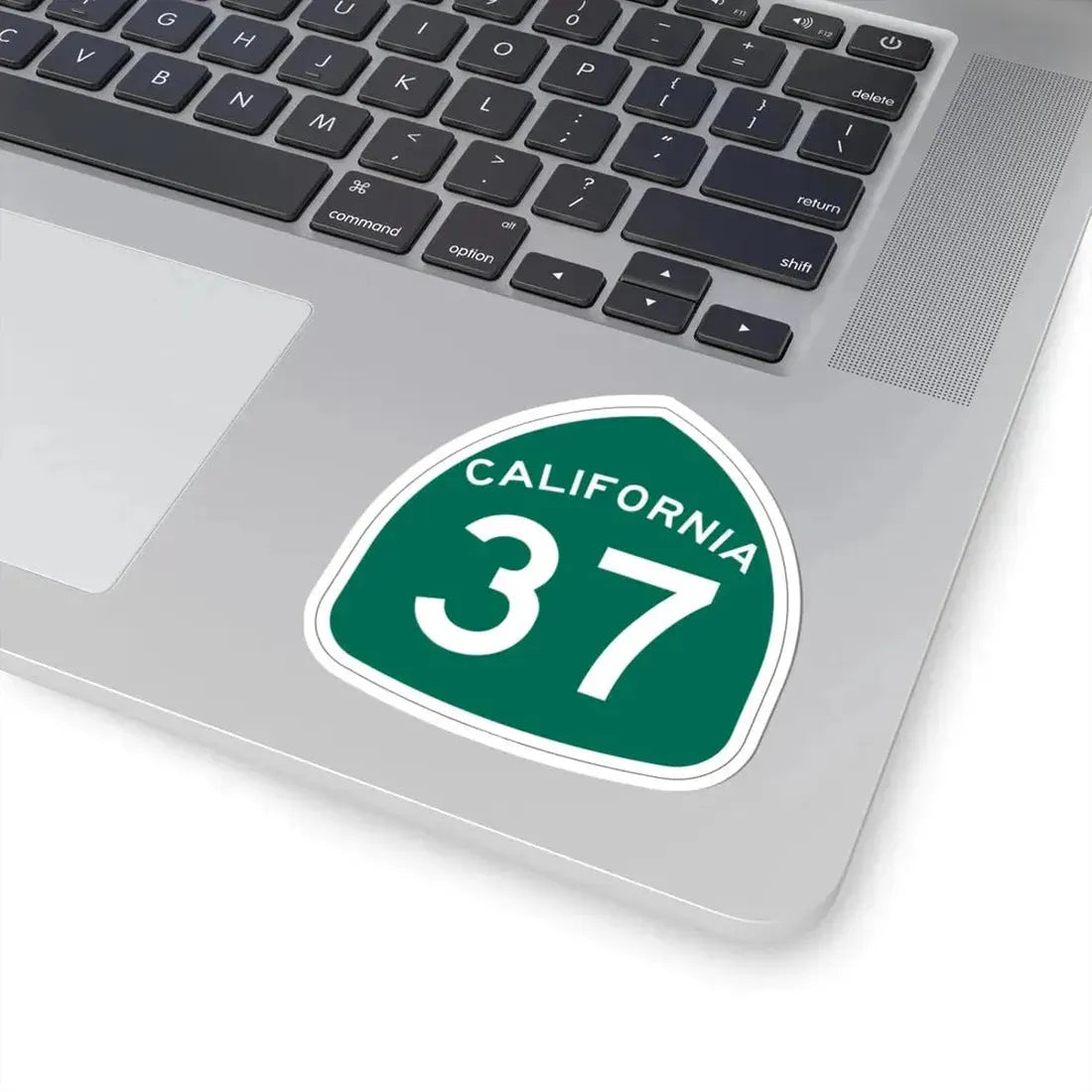 California 37 (California) (Road Sign) STICKER Vinyl Kiss-Cut Decal - The Sticker Space