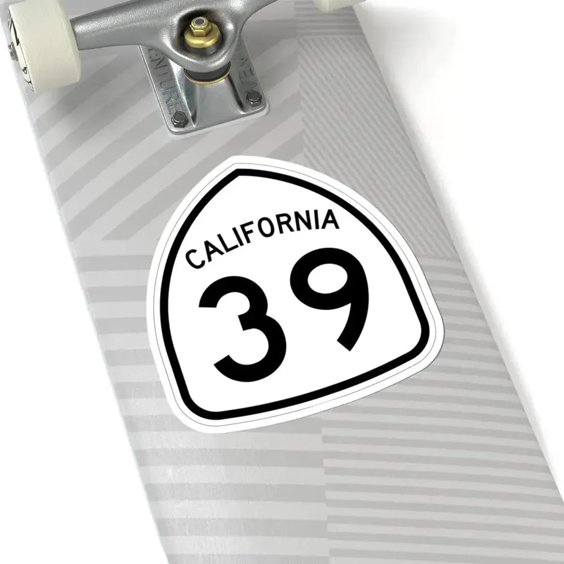 California 39 1957 (California) (Road Sign) STICKER Vinyl Kiss-Cut Decal - The Sticker Space