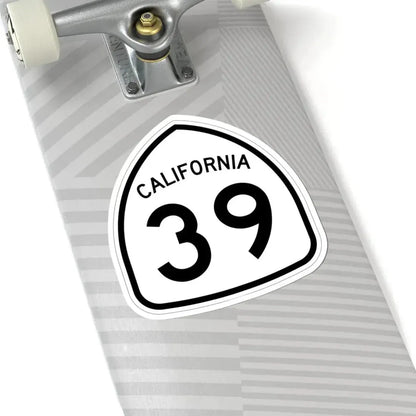 California 39 1957 (California) (Road Sign) STICKER Vinyl Kiss-Cut Decal - The Sticker Space
