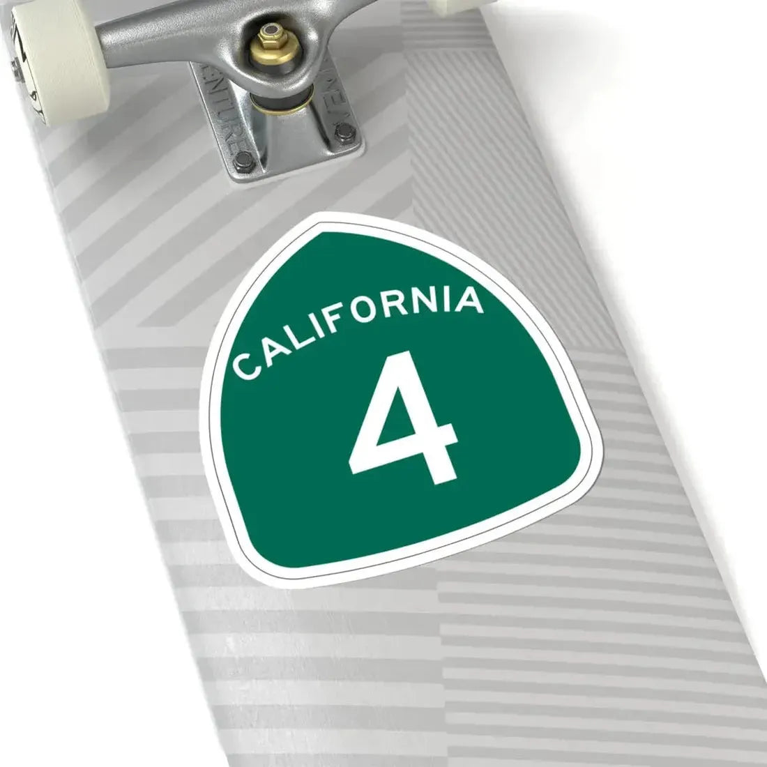 California 4 (California) (Road Sign) STICKER Vinyl Kiss-Cut Decal - The Sticker Space