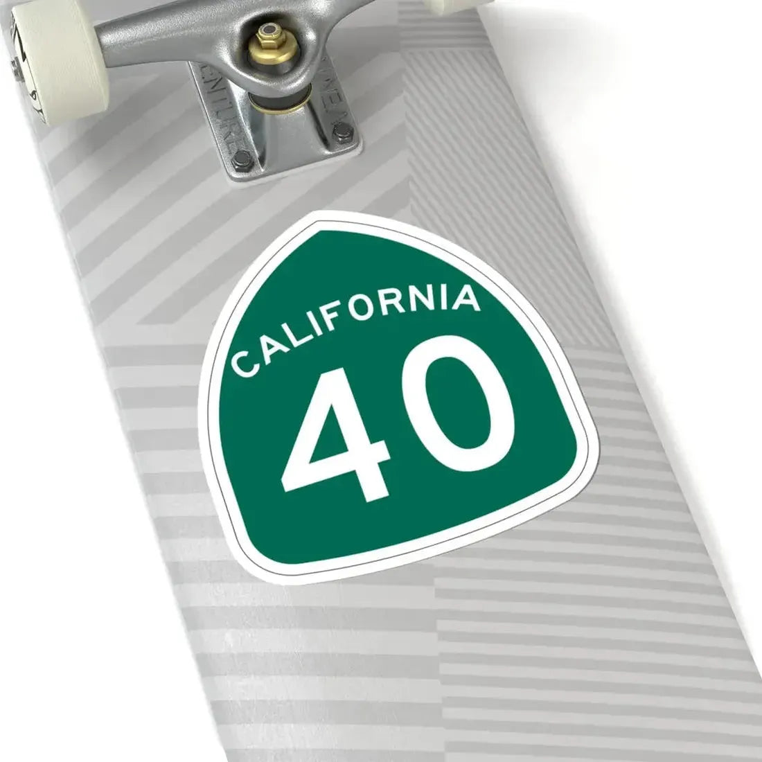 California 40 (California) (Road Sign) STICKER Vinyl Kiss-Cut Decal - The Sticker Space