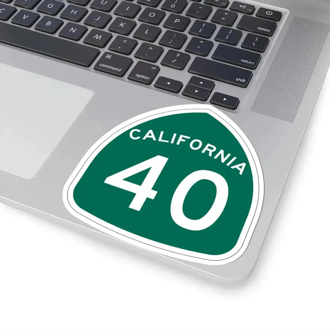 California 40 (California) (Road Sign) STICKER Vinyl Kiss-Cut Decal - The Sticker Space