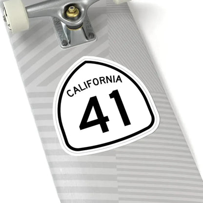 California 41 1957 (California) (Road Sign) STICKER Vinyl Kiss-Cut Decal - The Sticker Space