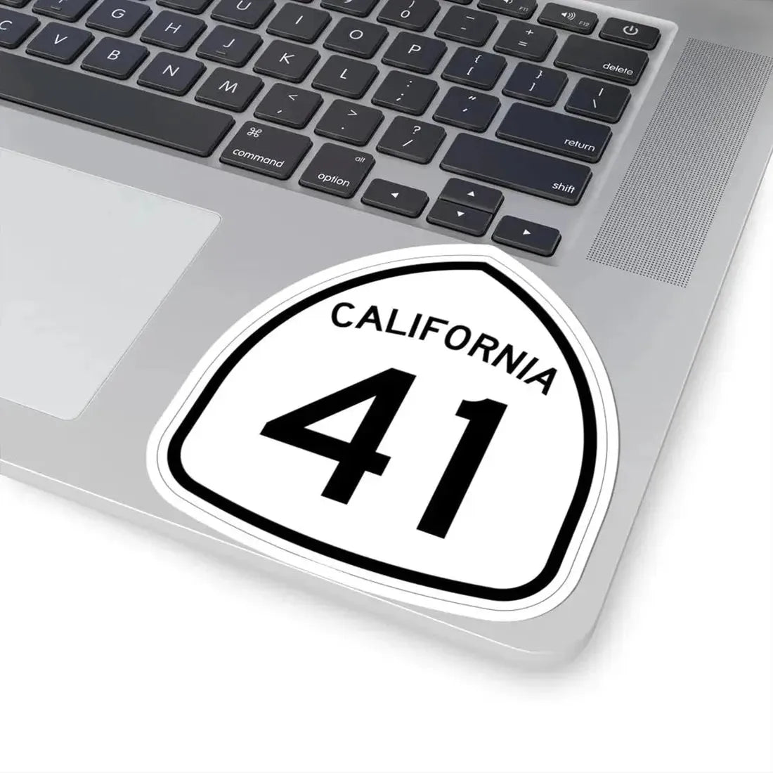 California 41 1957 (California) (Road Sign) STICKER Vinyl Kiss-Cut Decal - The Sticker Space
