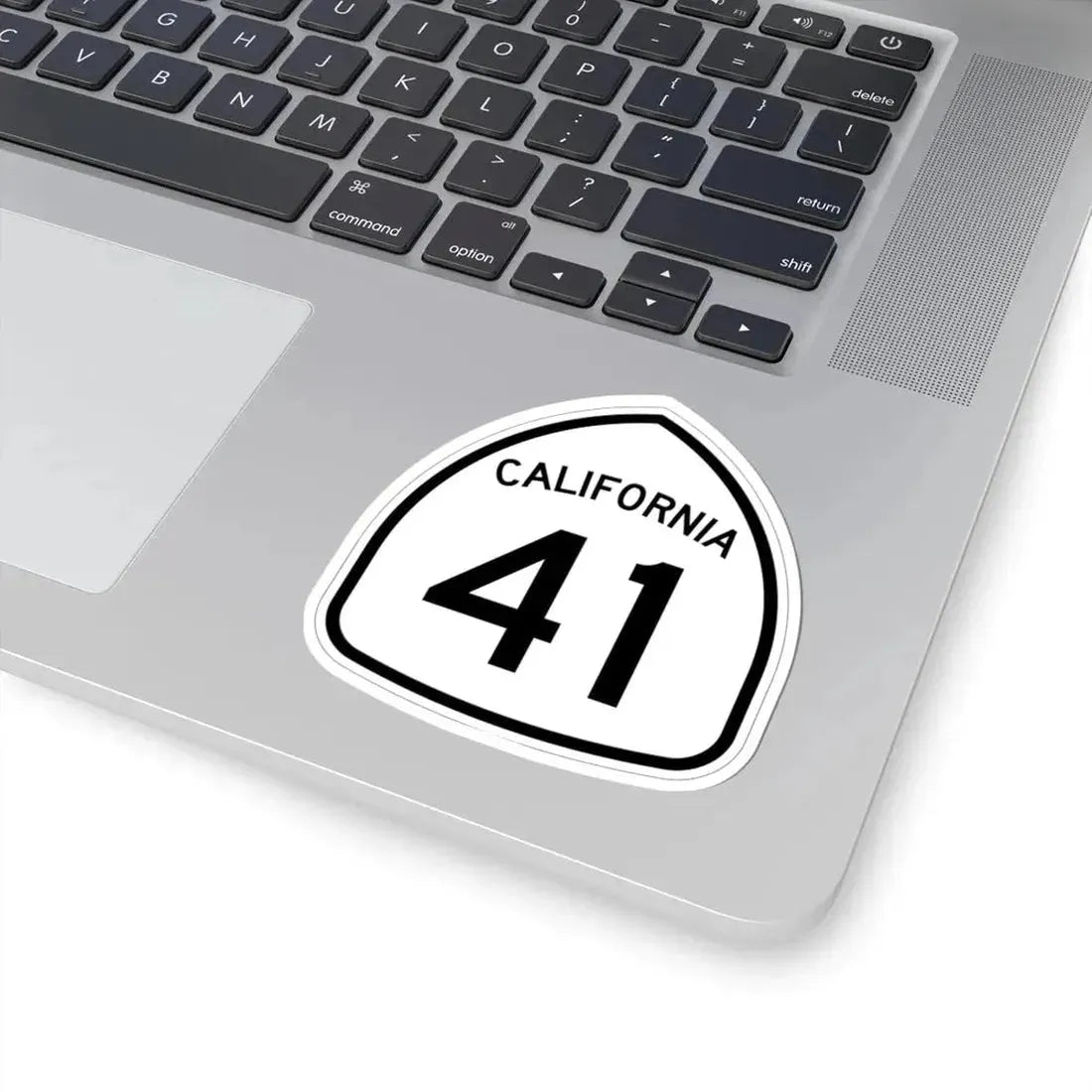California 41 1957 (California) (Road Sign) STICKER Vinyl Kiss-Cut Decal - The Sticker Space