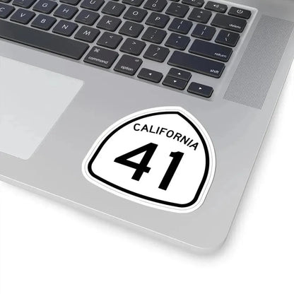 California 41 1957 (California) (Road Sign) STICKER Vinyl Kiss-Cut Decal - The Sticker Space